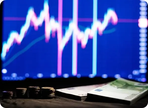 Billets et graphiques Immediate Fortune crypto moderne